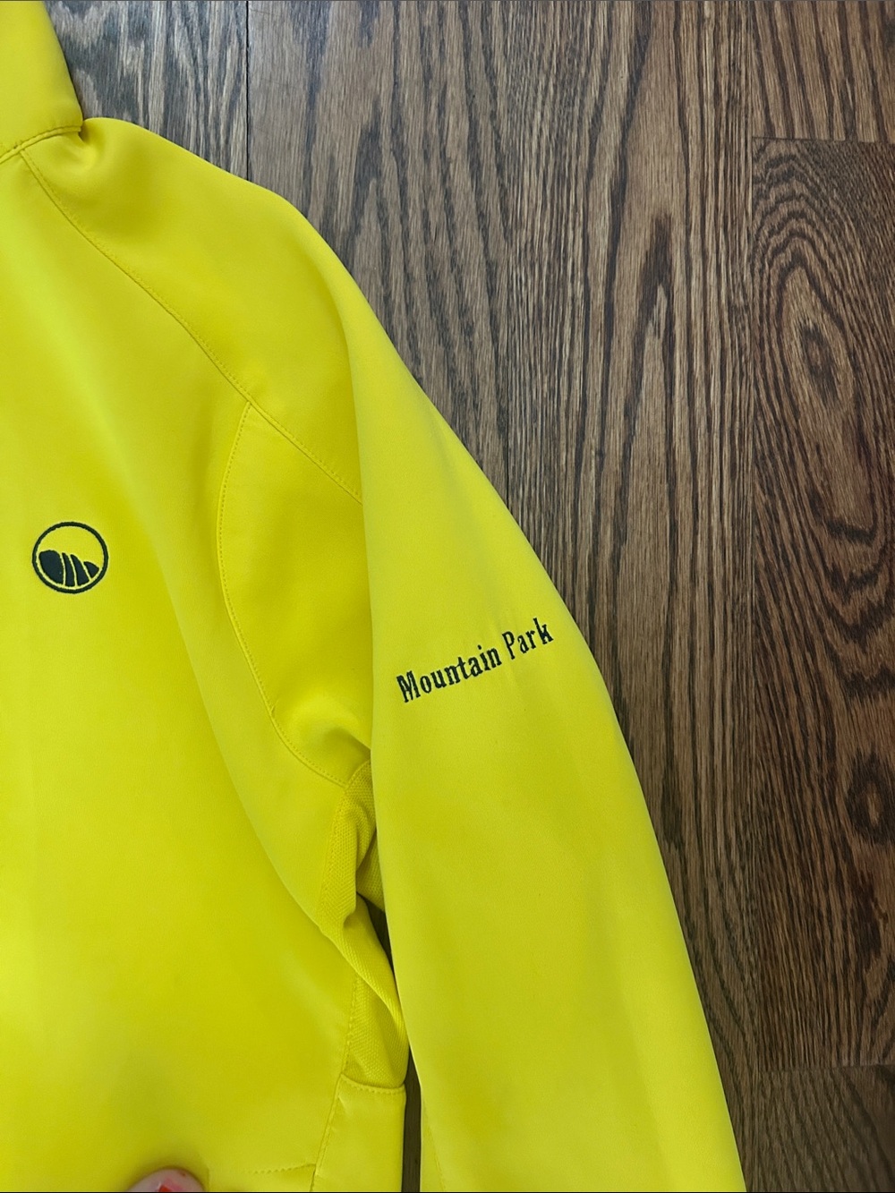 Men's Yellow Half-Zip Performance Jacket- - Picture 3 of 6